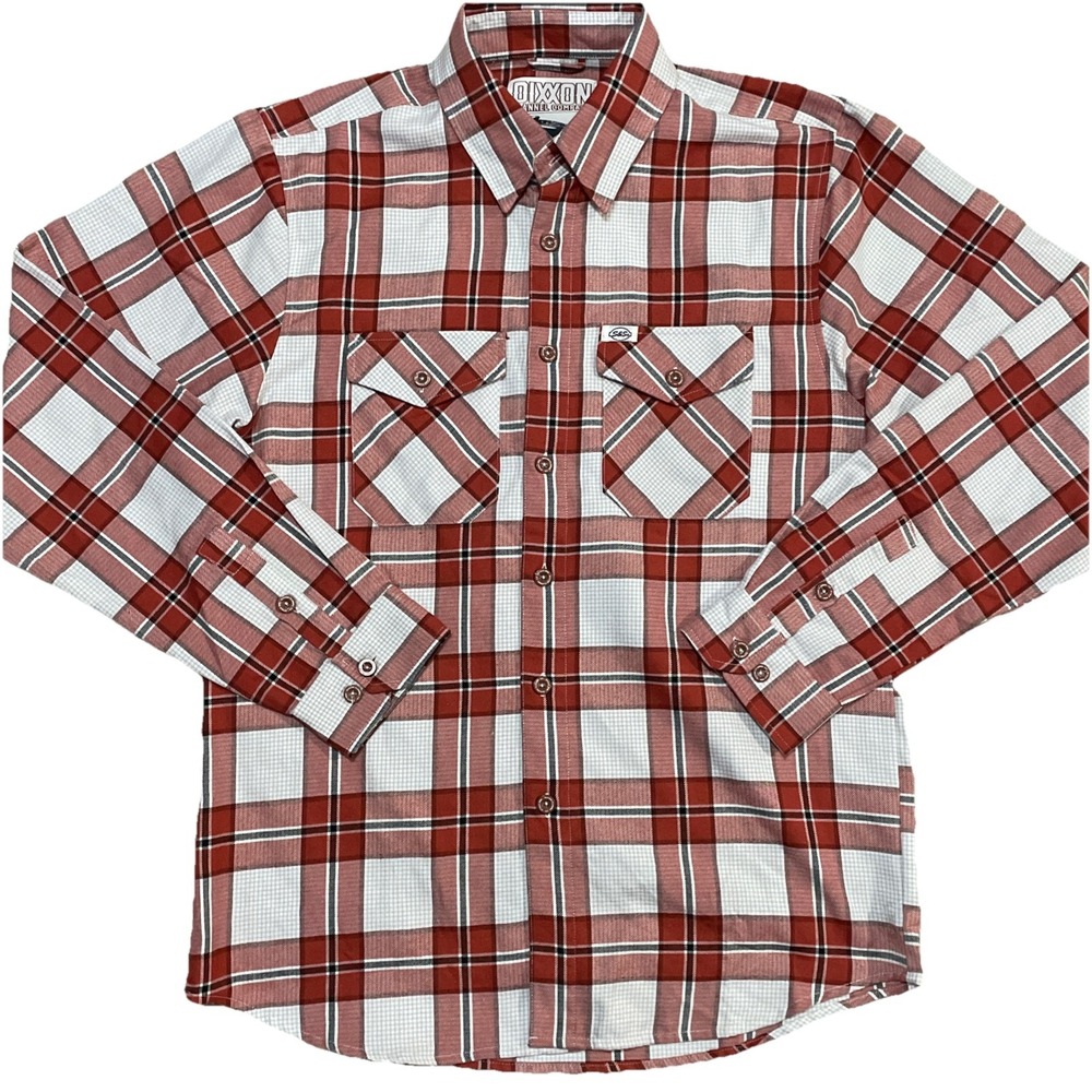 EUC‎ Dixxon Flannel Tramp Medium Men's Long Sleeve Plaid Button Up